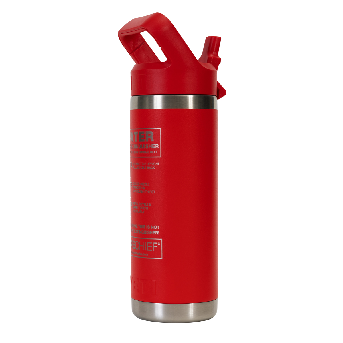 Firechief® Branded Yeti Rambler Straw Cap Bottle (532 ml) - Image 2